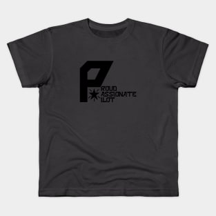 Proud Passionate Pilot Kids T-Shirt